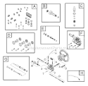 Page B Diagram and Parts List for 020300-0  Briggs and Stratton Pressure Washer